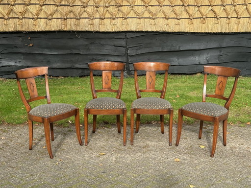 4x Schuitema Bannink Eetkamerstoelen