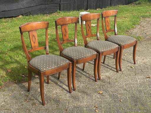 4x Schuitema Bannink Eetkamerstoelen