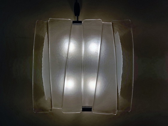 Image 1 of Plafondlamp Av Mazzega Murano Italy