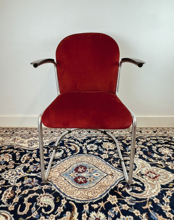 Image 1 of Originele Gispen 413R damesfauteuil, 1950's