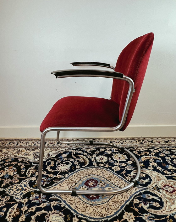 Image 1 of Originele Gispen 413R damesfauteuil, 1950's