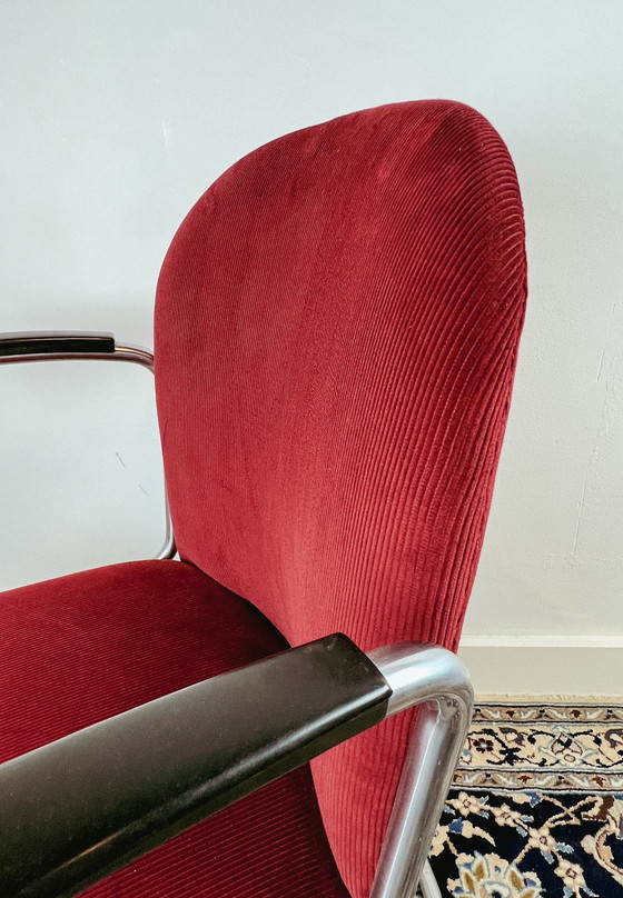 Image 1 of Originele Gispen 413R damesfauteuil, 1950's