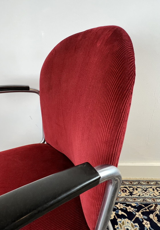 Image 1 of Originele Gispen 413R damesfauteuil, 1950's