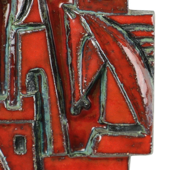 Image 1 of Abstracte Wandsculptuur Bas Reliëf 