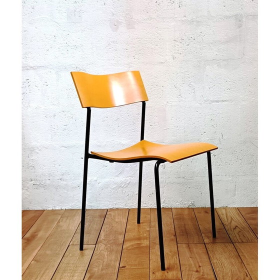 Image 1 of Vintage Campus van Lammhults schoolstoel door Johannes Foerson en Peter Hiort-Lorenzen