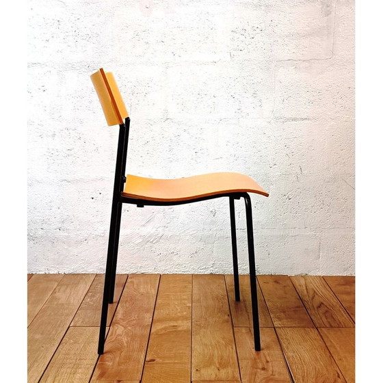 Image 1 of Vintage Campus van Lammhults schoolstoel door Johannes Foerson en Peter Hiort-Lorenzen