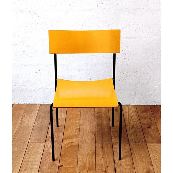 Image 1 of Vintage Campus van Lammhults schoolstoel door Johannes Foerson en Peter Hiort-Lorenzen