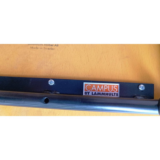Image 1 of Vintage Campus van Lammhults schoolstoel door Johannes Foerson en Peter Hiort-Lorenzen