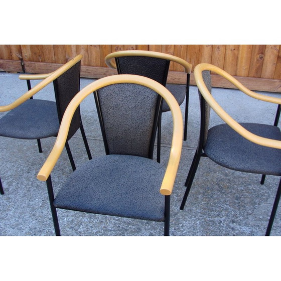 Image 1 of Set van 4 vintage stoelen metaal 1970