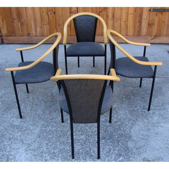 Image 1 of Set van 4 vintage stoelen metaal 1970