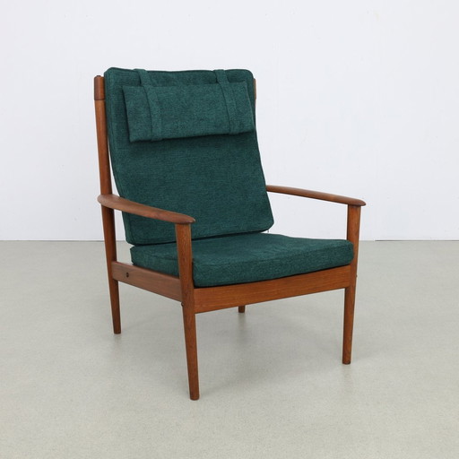 Vintage Fauteuil Teak Grete Jalk P. Jeppesens Møbelfabrik, 1960S