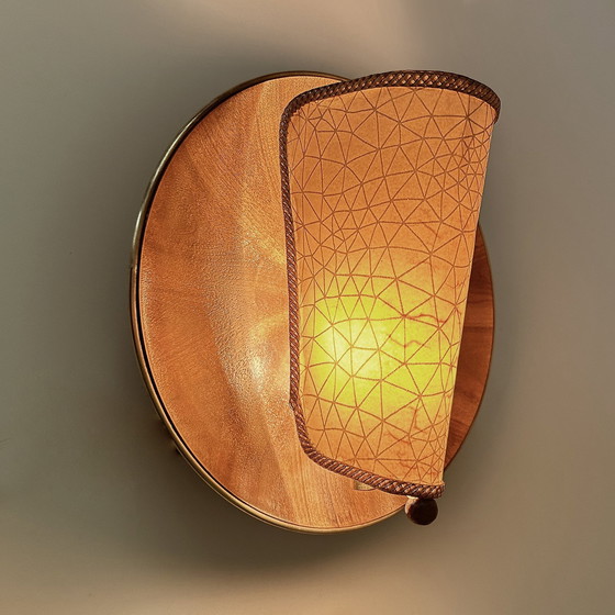 Image 1 of Vintage Deense wandlamp