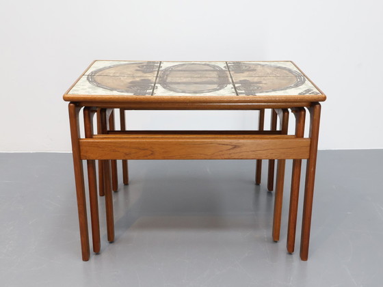 Image 1 of Vintage Nestingtables Bijzettafels Ox Art