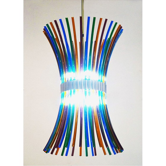 Image 1 of Vintage Tamiri Artemide kroonluchter van Roberto Pamio, 1970