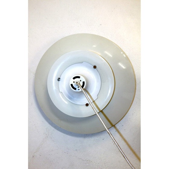 Image 1 of Vintage wit gelakte lamp, 1970