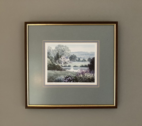 Image 1 of Handgesigneerde Print “Morning Mist” Van Raos Dubravko