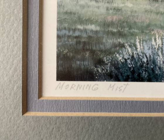 Image 1 of Handgesigneerde Print “Morning Mist” Van Raos Dubravko