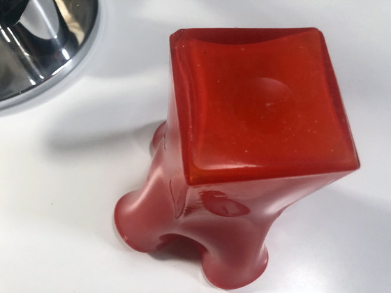 Image 1 of Vintage Zakdoekvaas - Incamiciato - Murano glas - 1960