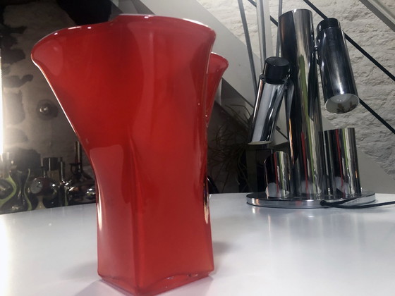 Image 1 of Vintage Zakdoekvaas - Incamiciato - Murano glas - 1960