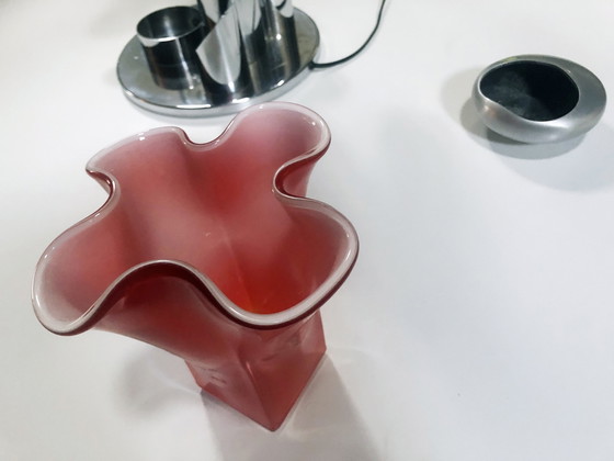 Image 1 of Vintage Zakdoekvaas - Incamiciato - Murano glas - 1960