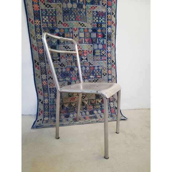 Image 1 of Vintage stoel in aluminium voor Montecatini, jaren 1950