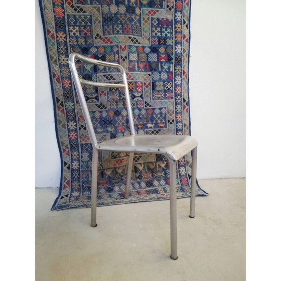 Image 1 of Vintage stoel in aluminium voor Montecatini, jaren 1950