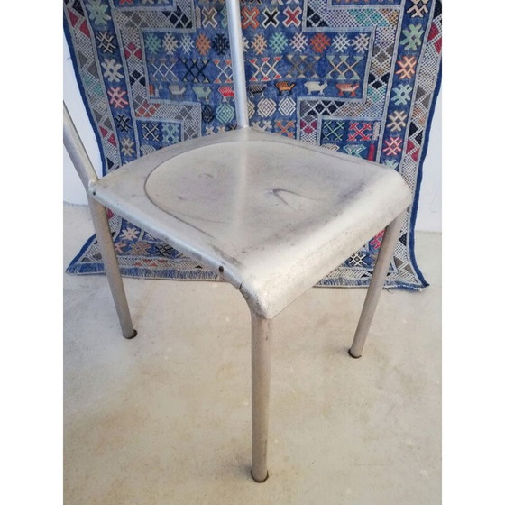 Image 1 of Vintage stoel in aluminium voor Montecatini, jaren 1950