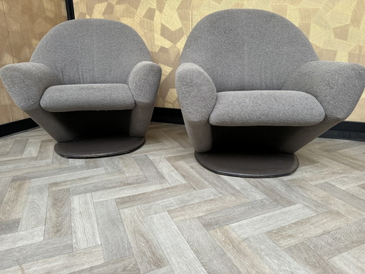 2x Leolux Vintage fauteuil