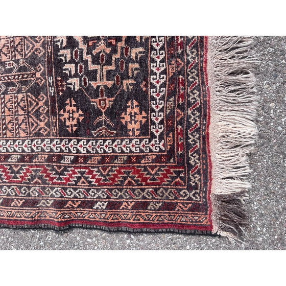 Image 1 of Vintage Afghaans handgeknoopt tapijt, 1970