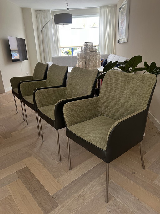 4x Bert Plantagie eetkamerstoelen