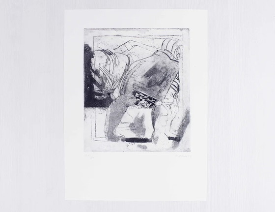 Image 1 of Lithografie door Peter Stettler 1973