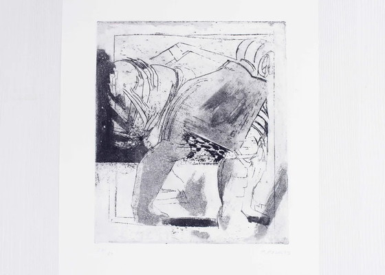 Image 1 of Lithografie door Peter Stettler 1973