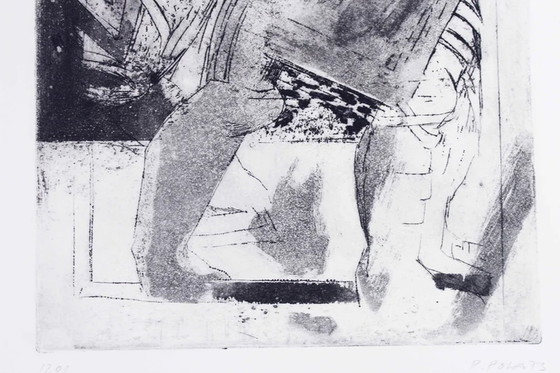 Image 1 of Lithografie door Peter Stettler 1973