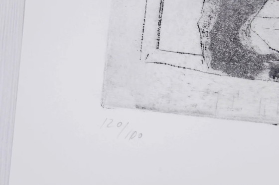 Image 1 of Lithografie door Peter Stettler 1973