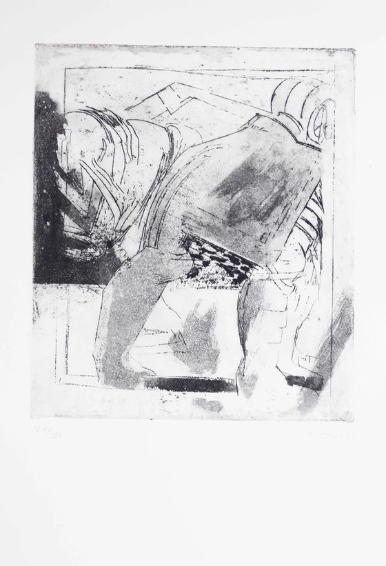 Image 1 of Lithografie door Peter Stettler 1973