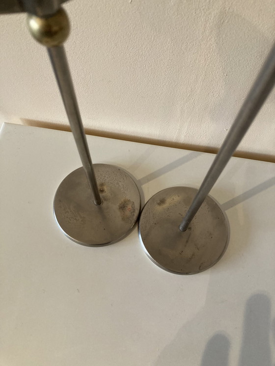 Image 1 of 2x vintage kandelaars