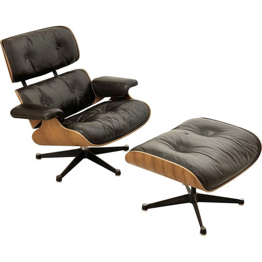 Vintage Eames fauteuil van Mobilier international