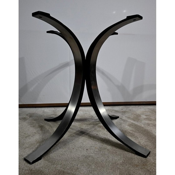 Image 1 of Vintage glazen tafel T69 Cristal van E.Gerli en O.Borsani voor Tecno, Italië 1963