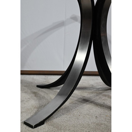 Image 1 of Vintage glazen tafel T69 Cristal van E.Gerli en O.Borsani voor Tecno, Italië 1963