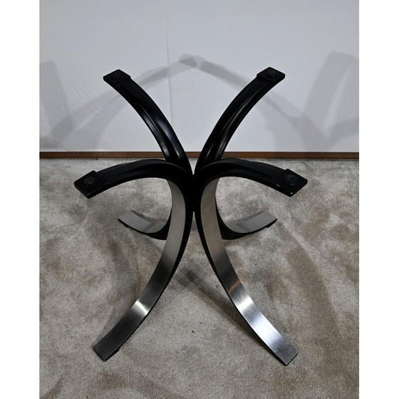 Image 1 of Vintage glazen tafel T69 Cristal van E.Gerli en O.Borsani voor Tecno, Italië 1963