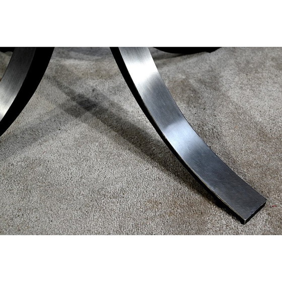 Image 1 of Vintage glazen tafel T69 Cristal van E.Gerli en O.Borsani voor Tecno, Italië 1963