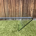 Vintage glazen salontafel