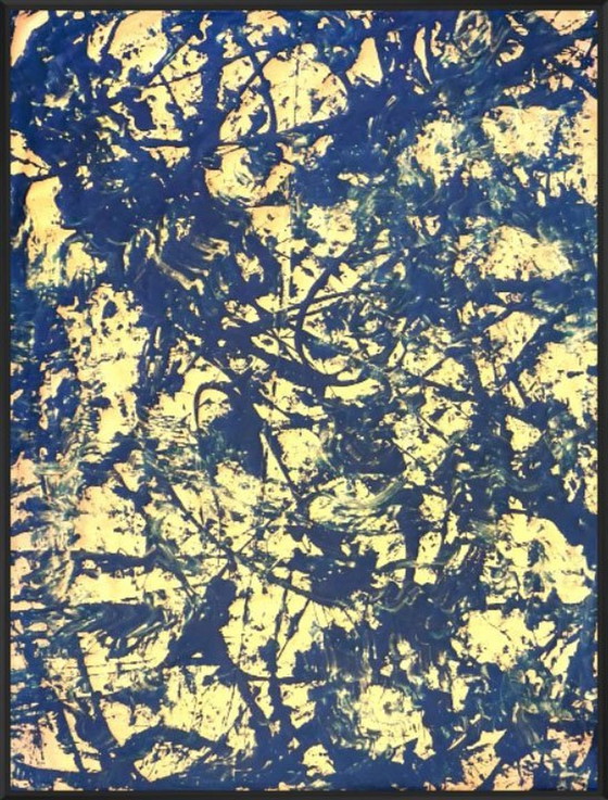 Image 1 of Jürgen Angeler - Gouden buis blauw