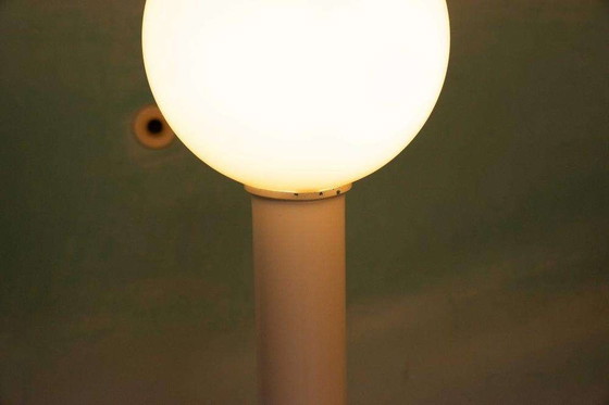 Image 1 of Space age 70s vloerlamp glas, minimalist large globe lamp