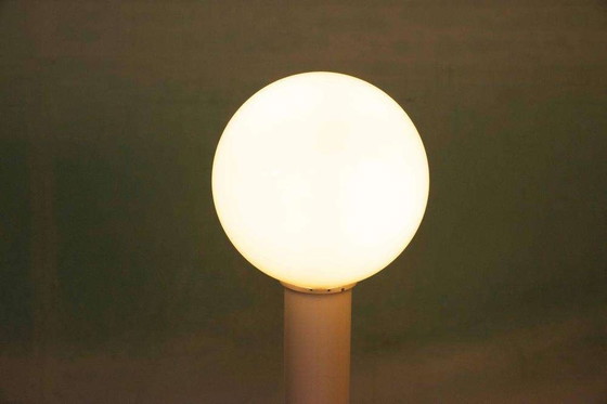 Image 1 of Space age 70s vloerlamp glas, minimalist large globe lamp