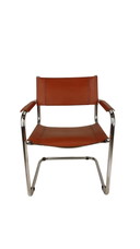 Mart Stam S34 Eetkamerstoelen Cognac