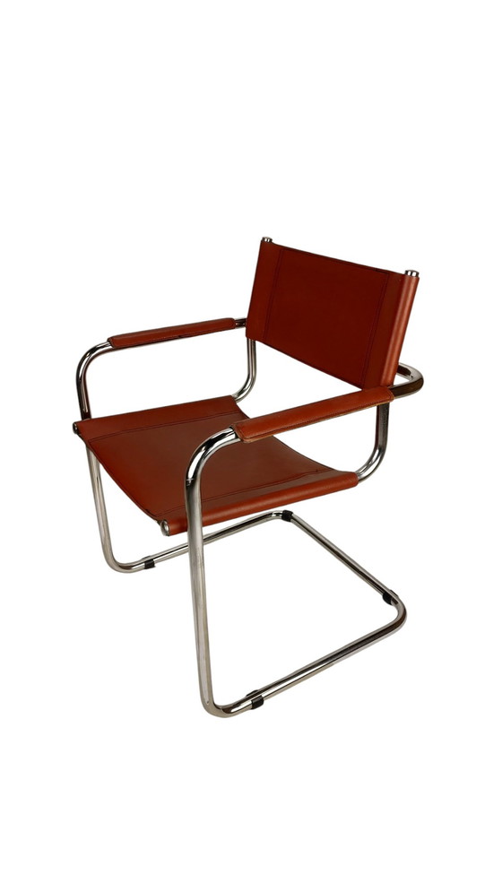 Image 1 of Mart Stam S34 Eetkamerstoelen Cognac