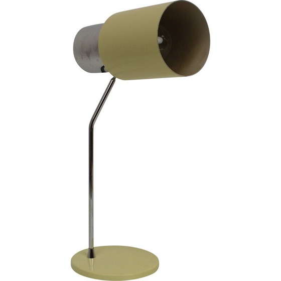 Image 1 of Vintage metalen en chromen tafellamp voor Napako, Tsjecho-Slowakije 1960