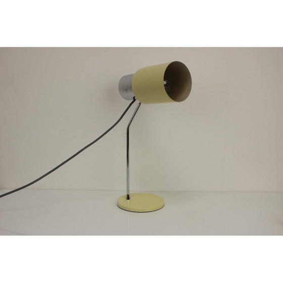 Image 1 of Vintage metalen en chromen tafellamp voor Napako, Tsjecho-Slowakije 1960