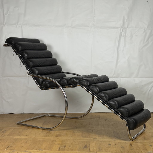 Replica Leren Relax Stoel Van Ludwig Mies Van Der Rohe 1960S